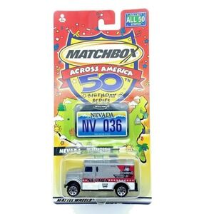Matchbox Across America 50th Birthday NEVADA International Armored Car 1/81